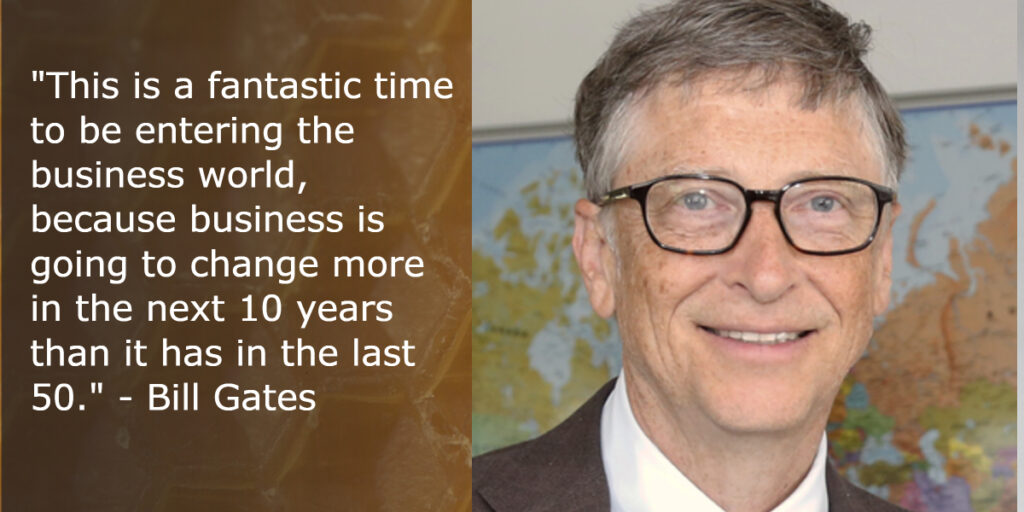 business advice from bill gates